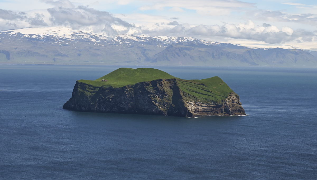 An Island with a little house on it